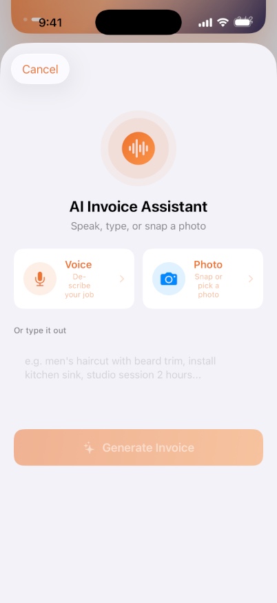 AI invoice
