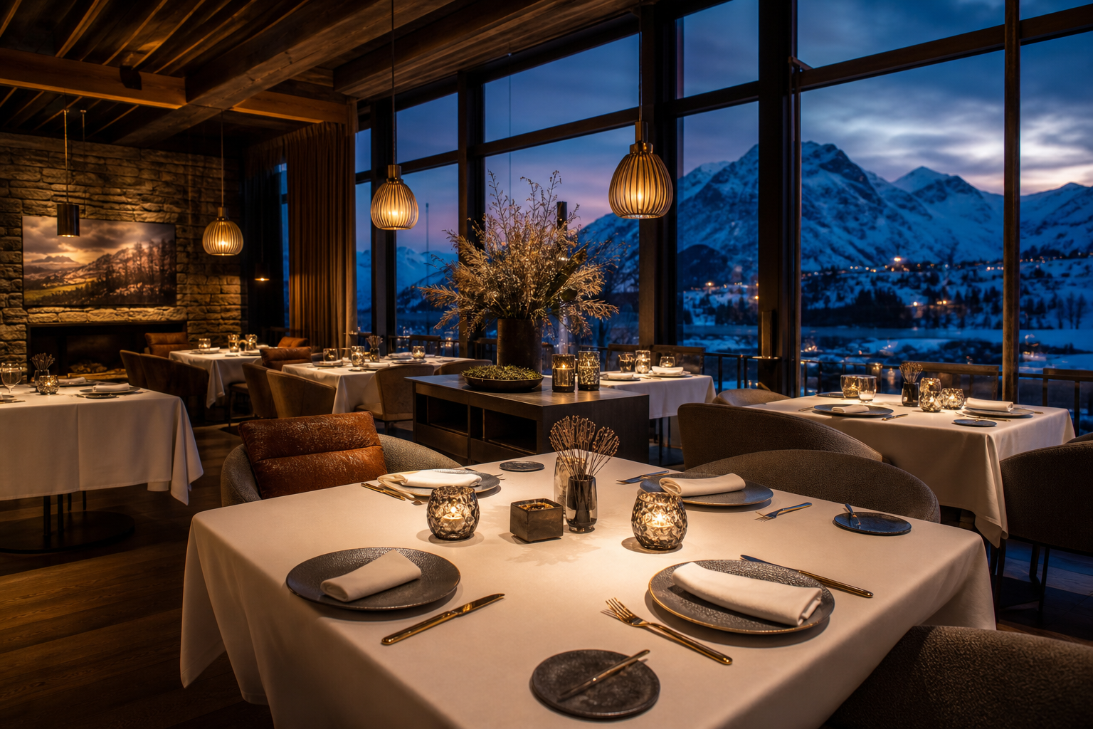 Restaurant Borealis interiør
